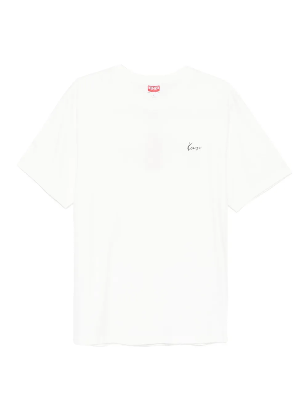 

Футболка с цветочным принтом KENZO, белый