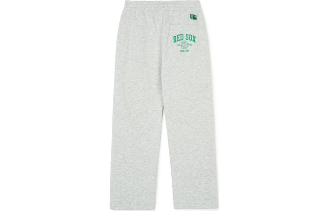 Вязаные спортивные штаны light heather gray для детей MLB KIDS, серый — фото 3