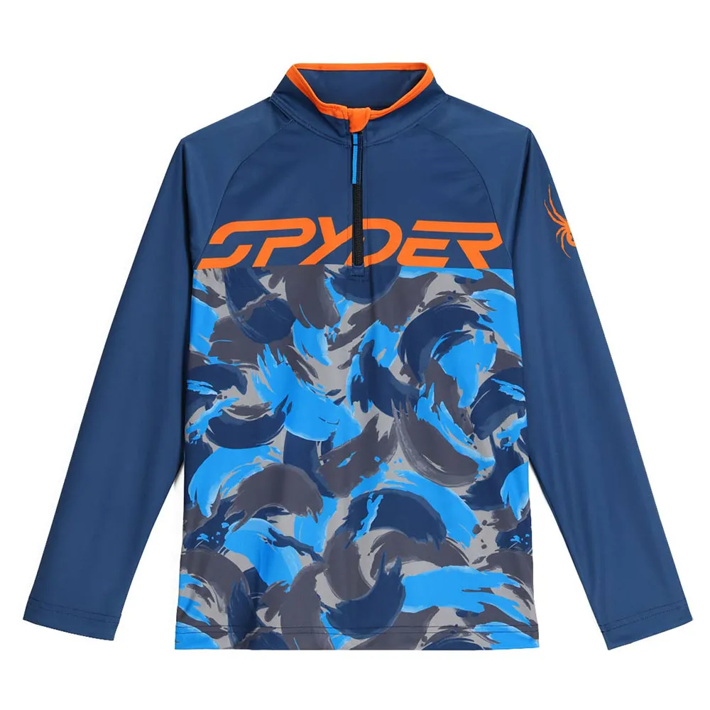 

Толстовка Spyder Camo half zip, синий