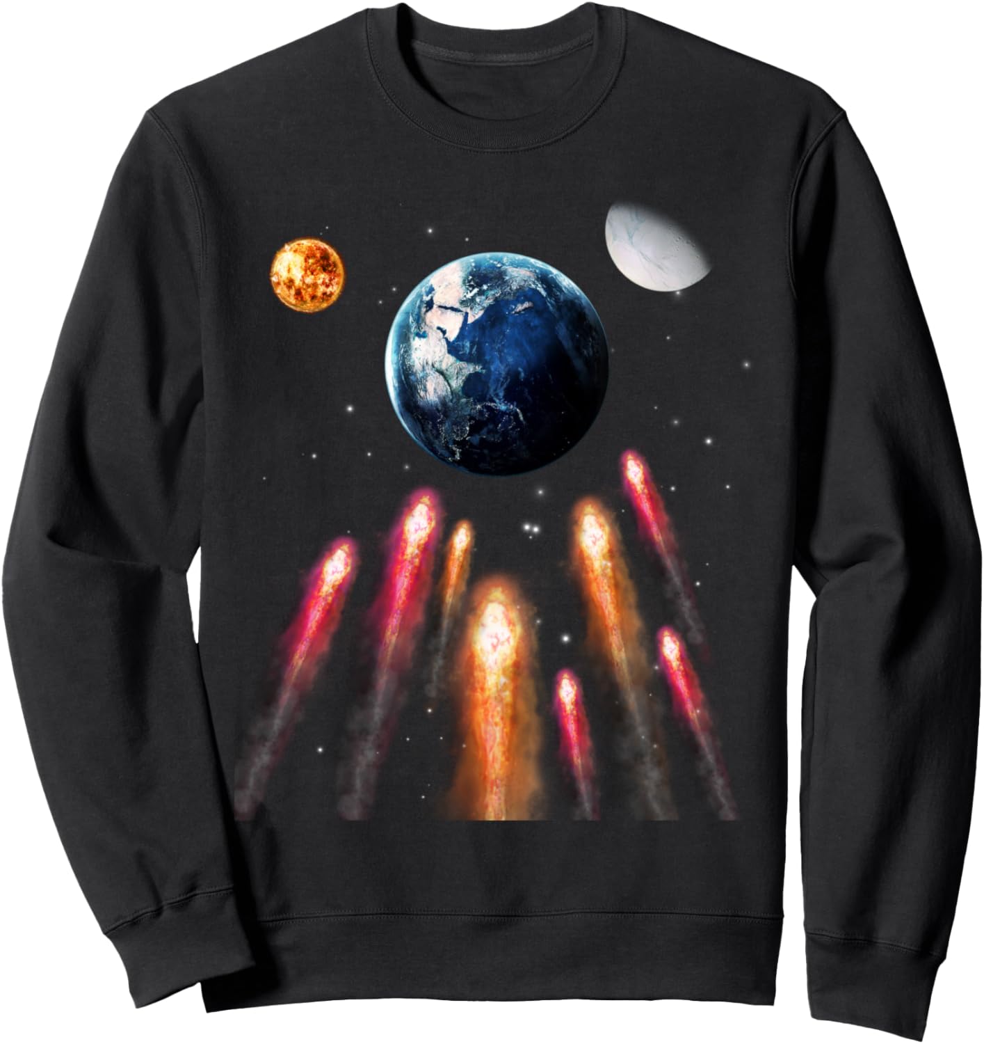 

Толстовка с изображением космической вселенной, астронавта, планеты и галактики Space Universe | Planet Galaxy Gifts For Men, Boys, And Kids, черный