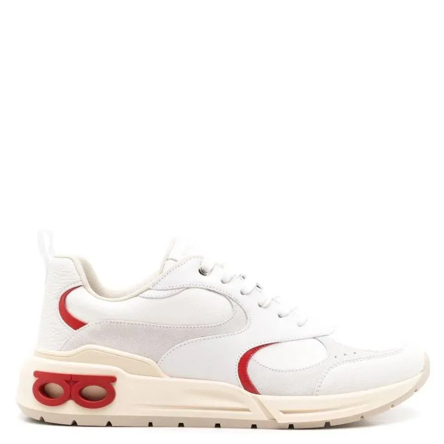 Кроссовки Ferragamo Cosimina Low-Top Salvatore Ferragamo, белый