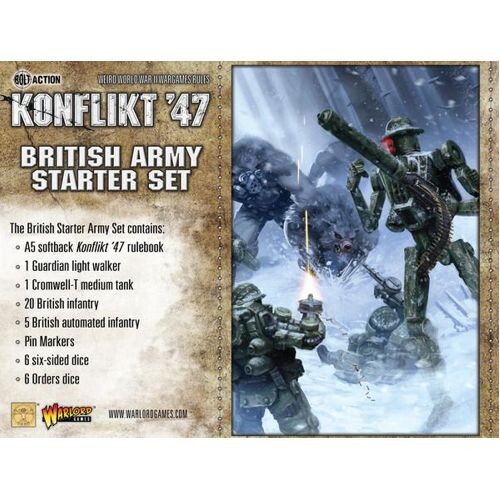

Фигурки British Konflikt 47 Starter Set Warlord Games