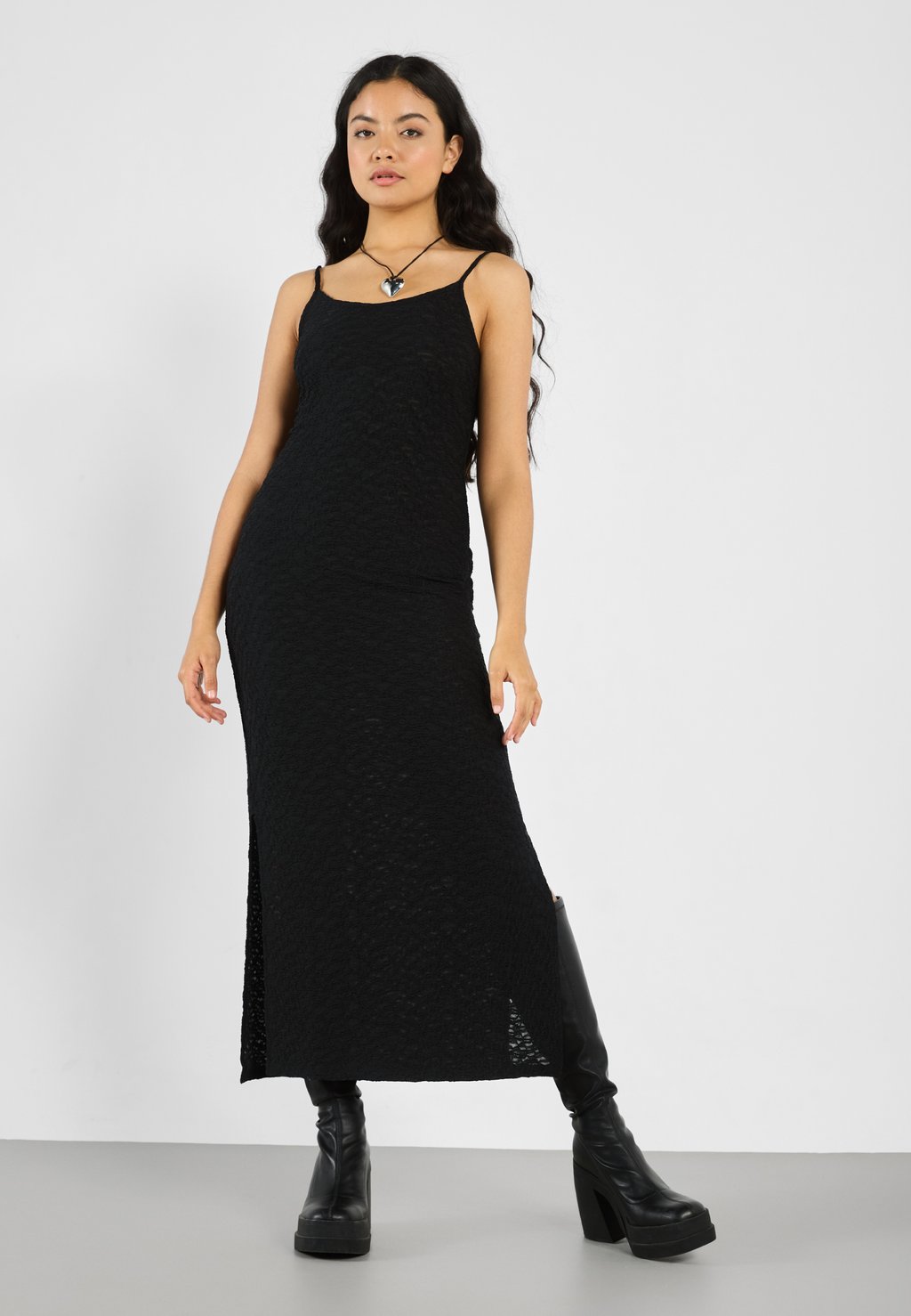 

Платье макси Jersey dress Even&Odd by Zalando, черный