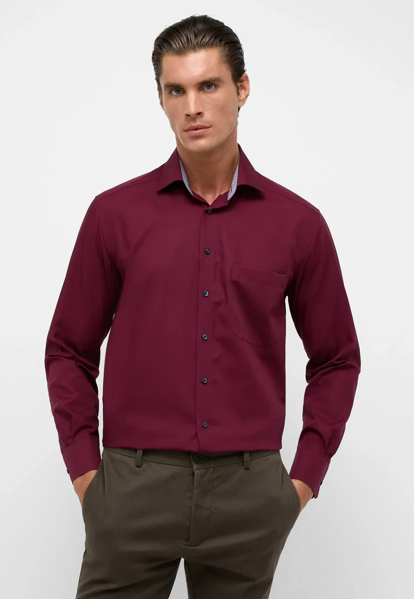 

Рубашка Eterna с длинными рукавами "COMFORT FIT", красный