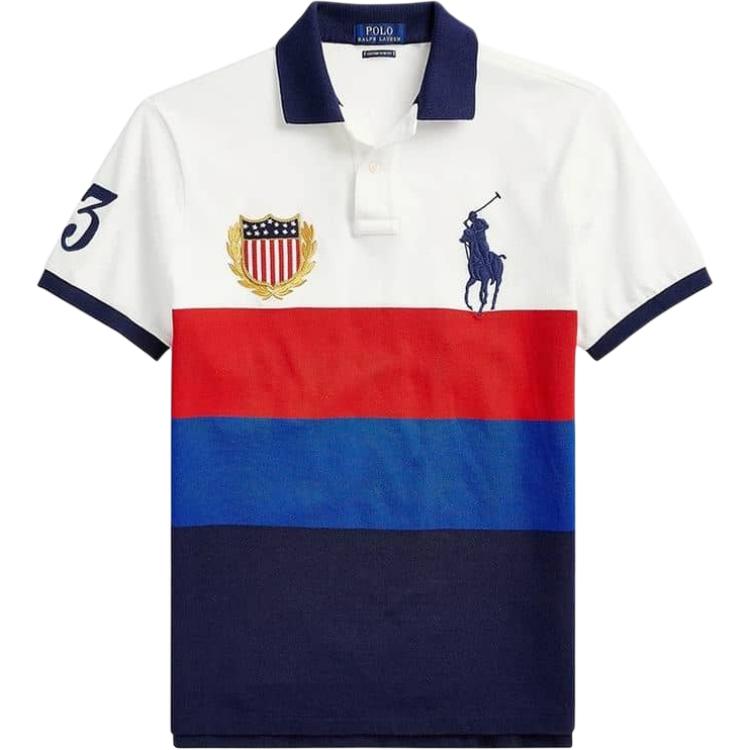 

Polo Ralph Lauren Белая поло SS24 для мужчин, Белый, Polo Ralph Lauren Белая поло SS24 для мужчин
