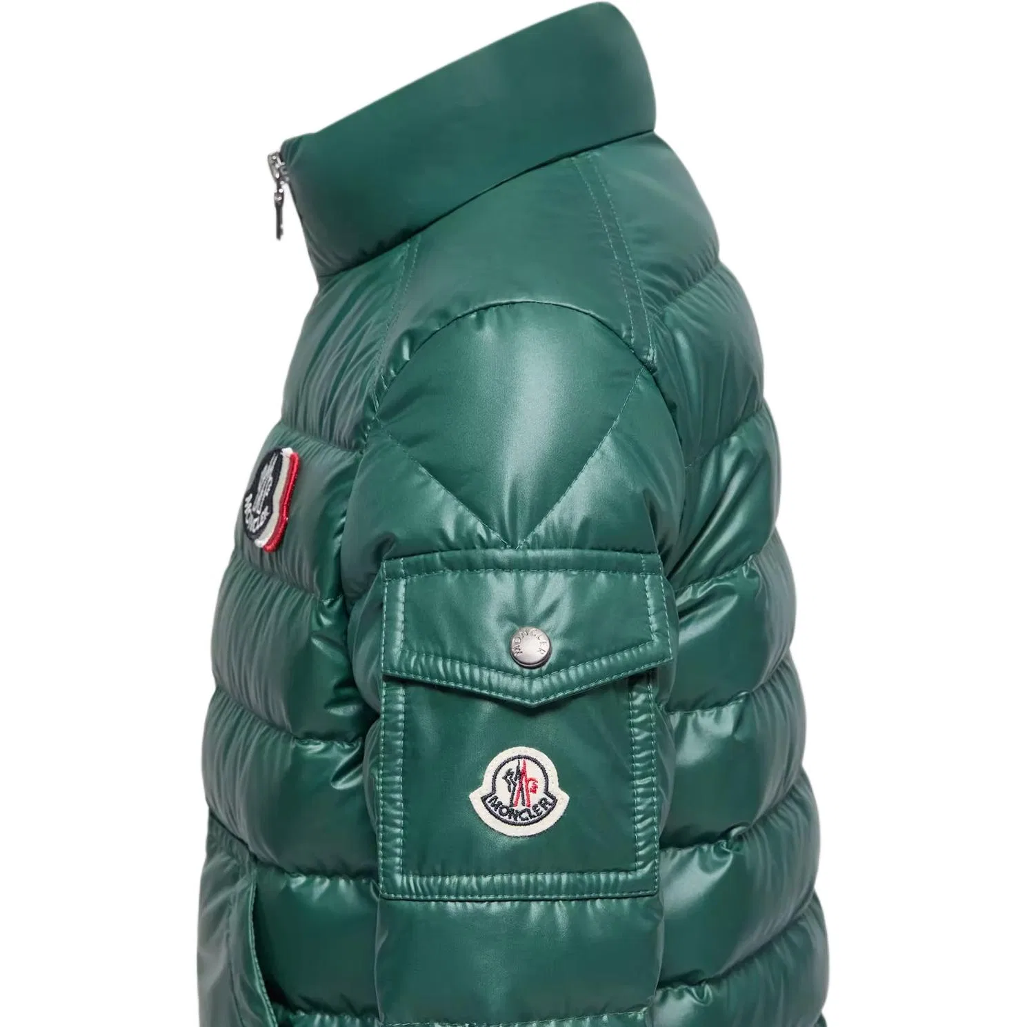 Детская пуховая куртка Moncler Emerald Green — фото 4