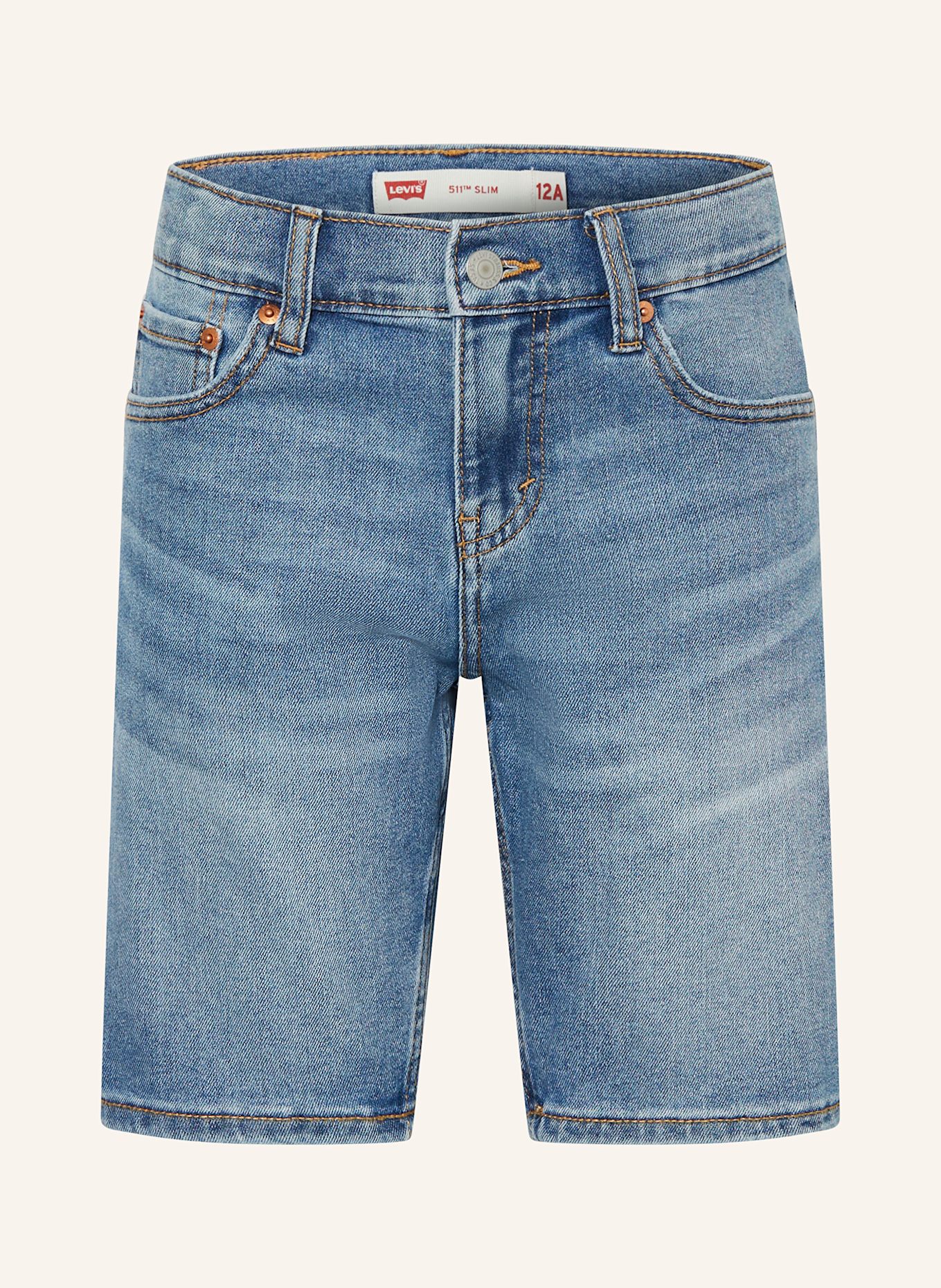 

Джинсовые шорты 511 облегающий короткий крой Levi'S, мультиколор