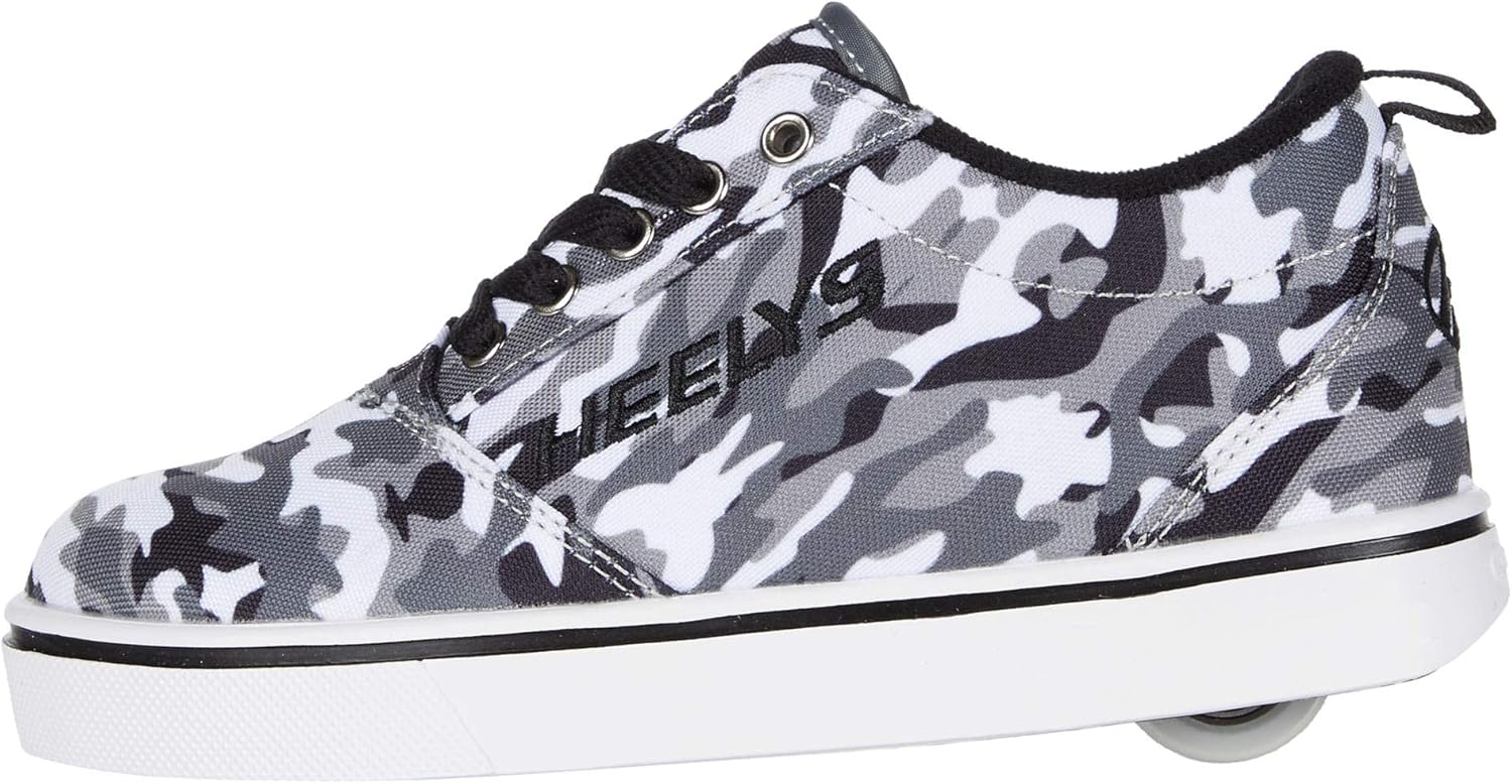 Детские роликовые кроссовки Heelys Pro 20 Prints (для малышей, детей постарше и взрослых), серый/угольный — фото 4
