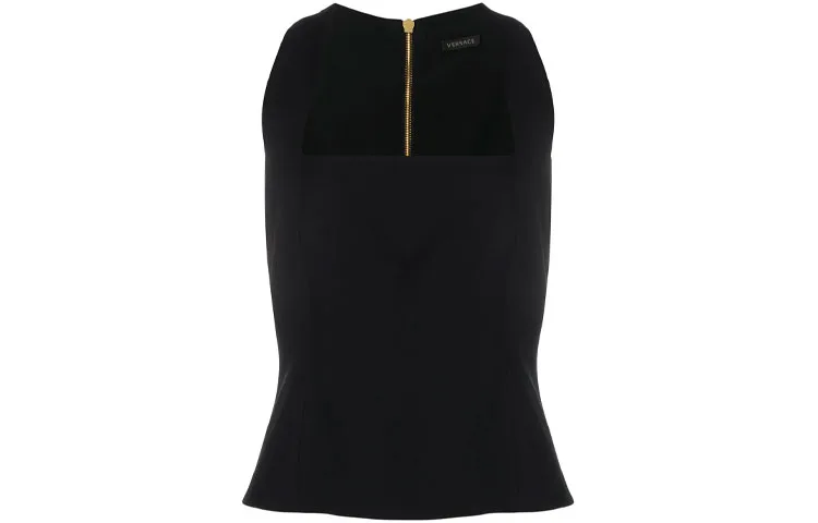 VERSACE Женский топ черный