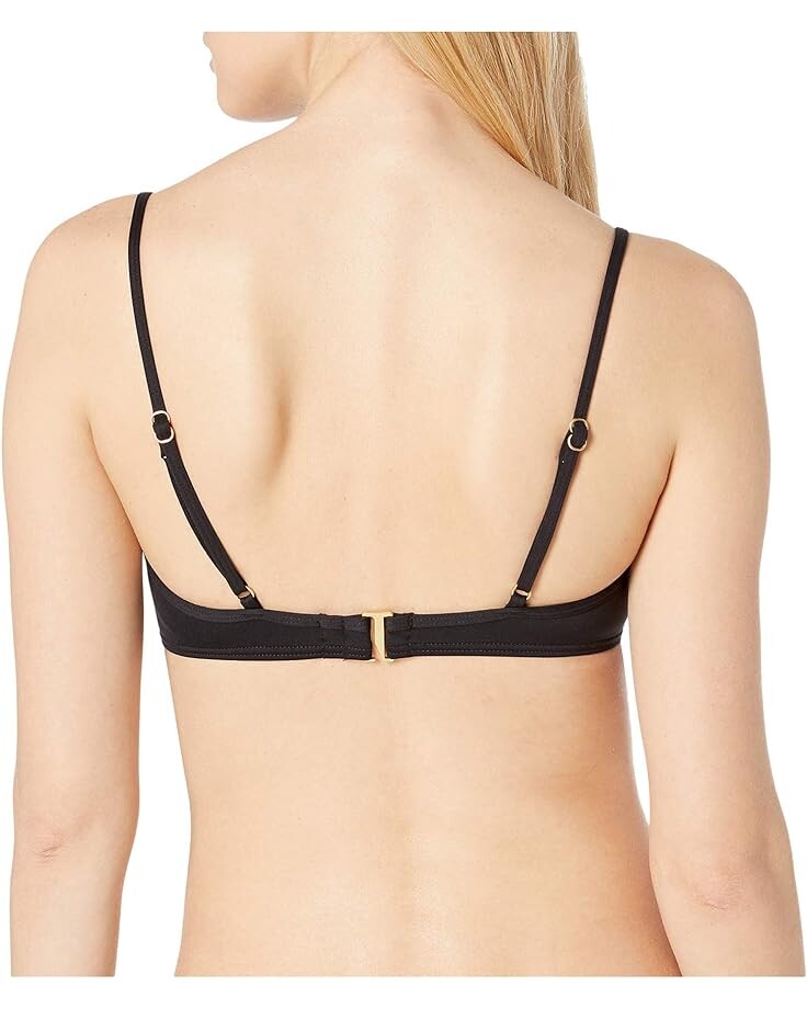 

Топ бикини Vince Camuto Sunblock Color Block Underwire Bikini Top, черный