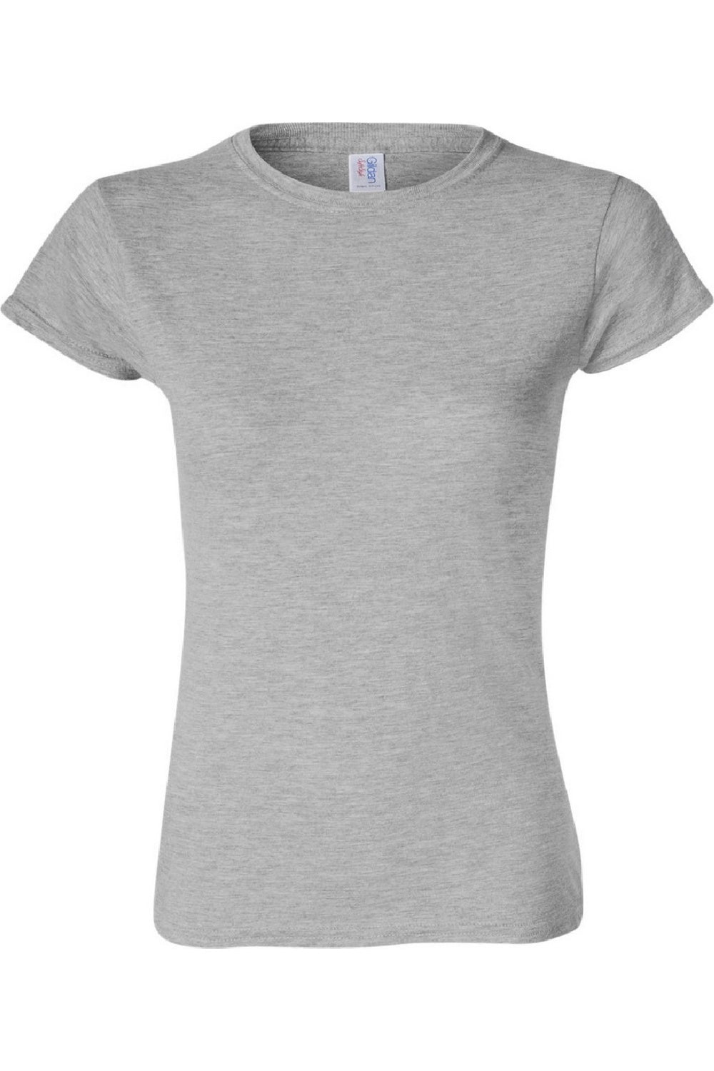 

Футболка Gildan Ladies Soft Style с коротким рукавом, цвет sport grey (rs)