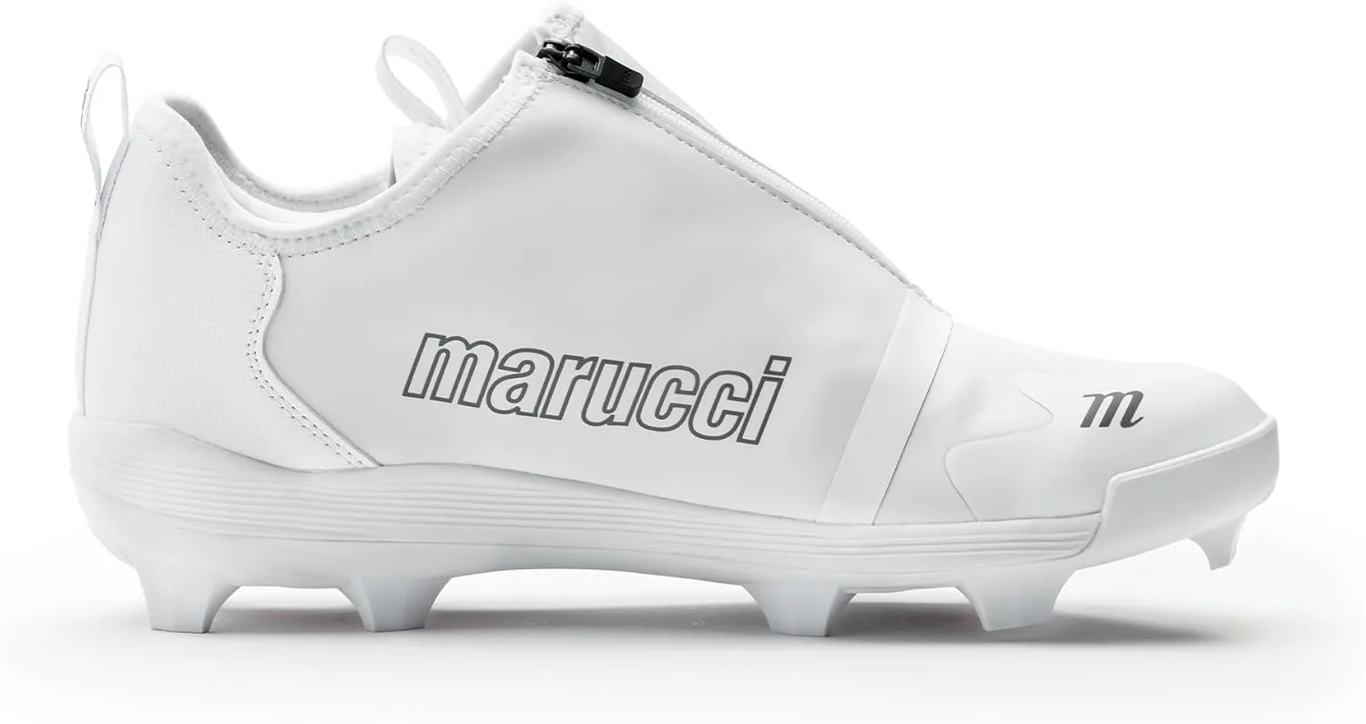 Бейсбольные бутсы Marucci MXB для мужчин, бейсбольная обувь для мужчин с системой регулировки BOA Li2 для надежной подгонки, комфортом и сцеплением для высокой продуктивности, легкие, долговечные, белый — фото 4
