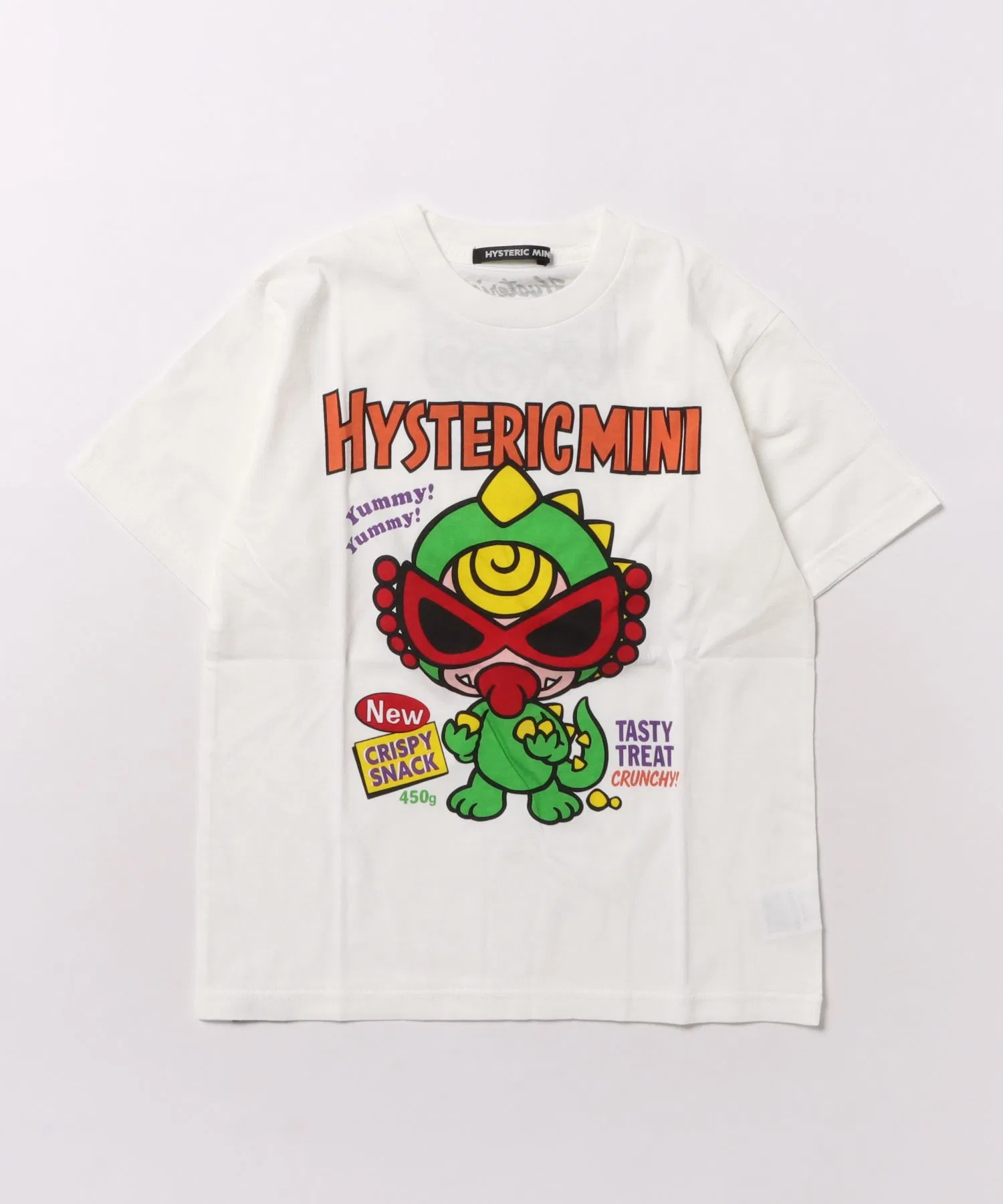 Детская футболка Hysteric Mini с принтом MINILA SNACK