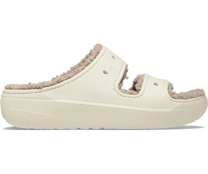 

Классические уютные сандалии Cozzzy Crocs мужские, цвет Bone / Mushroom