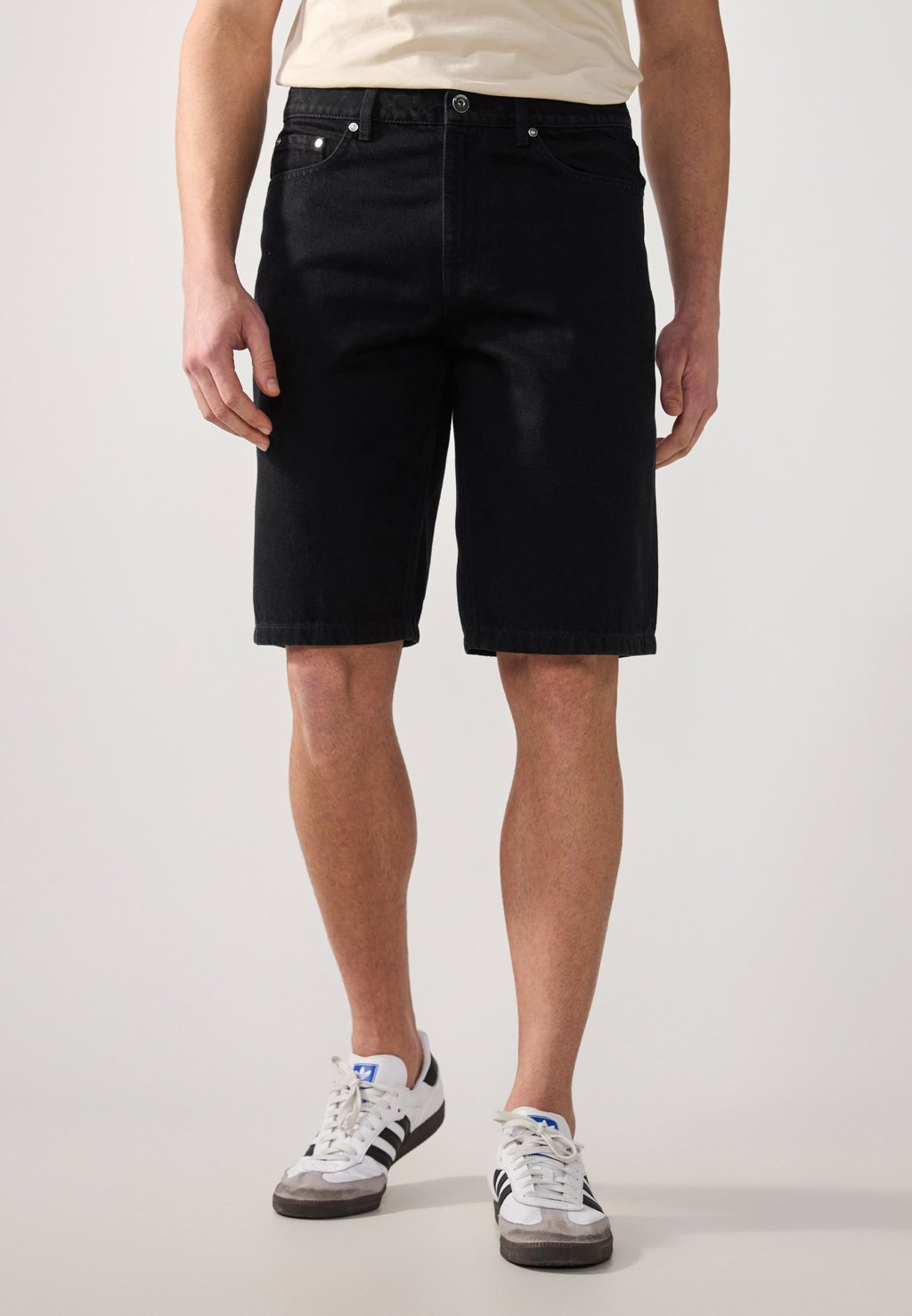 

Джинсовые шорты Pier One, цвет Black Denim