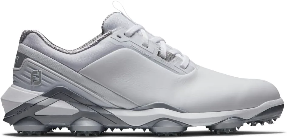 Мужские гольф-кроссовки FootJoy Tour Alpha предыдущего сезона, белый/серебристый — фото 3