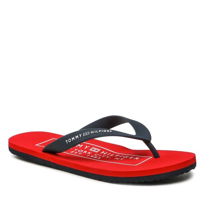 

Шлепанцы Tommy Hilfiger RubberHilfiger Beach, темно-синий