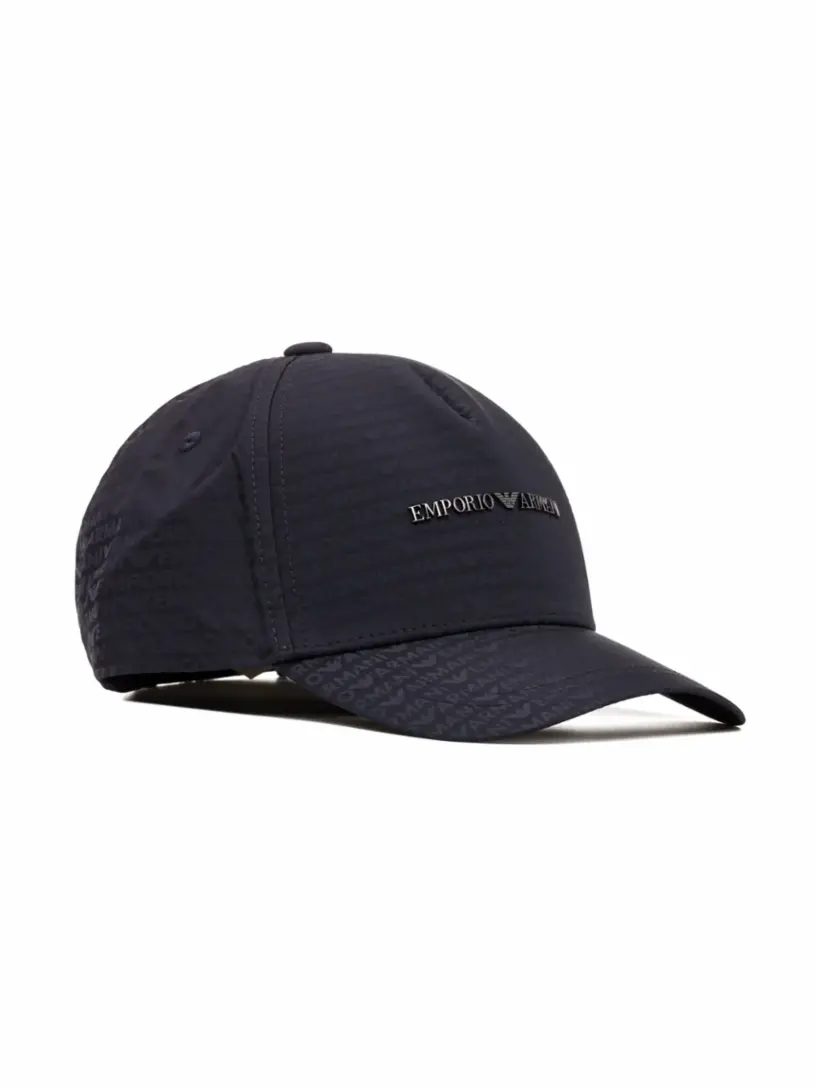 

Кепка с монограммой EMPORIO ARMANI, тёмно-синий