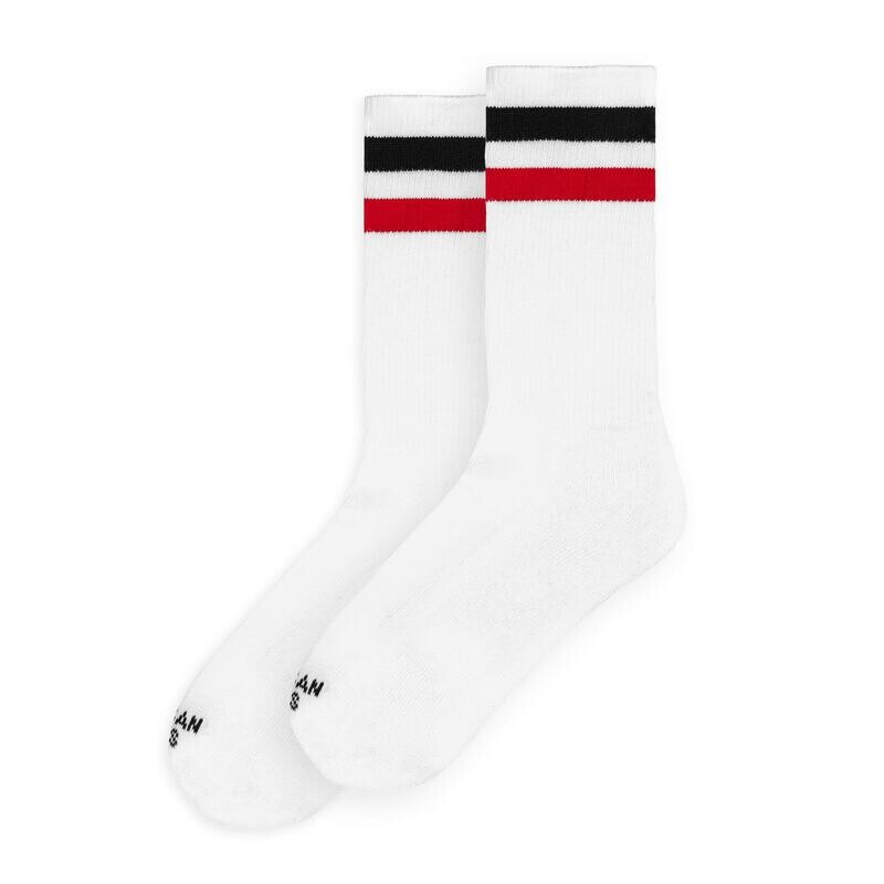 

Велосипедные носки American Socks, белый/красный