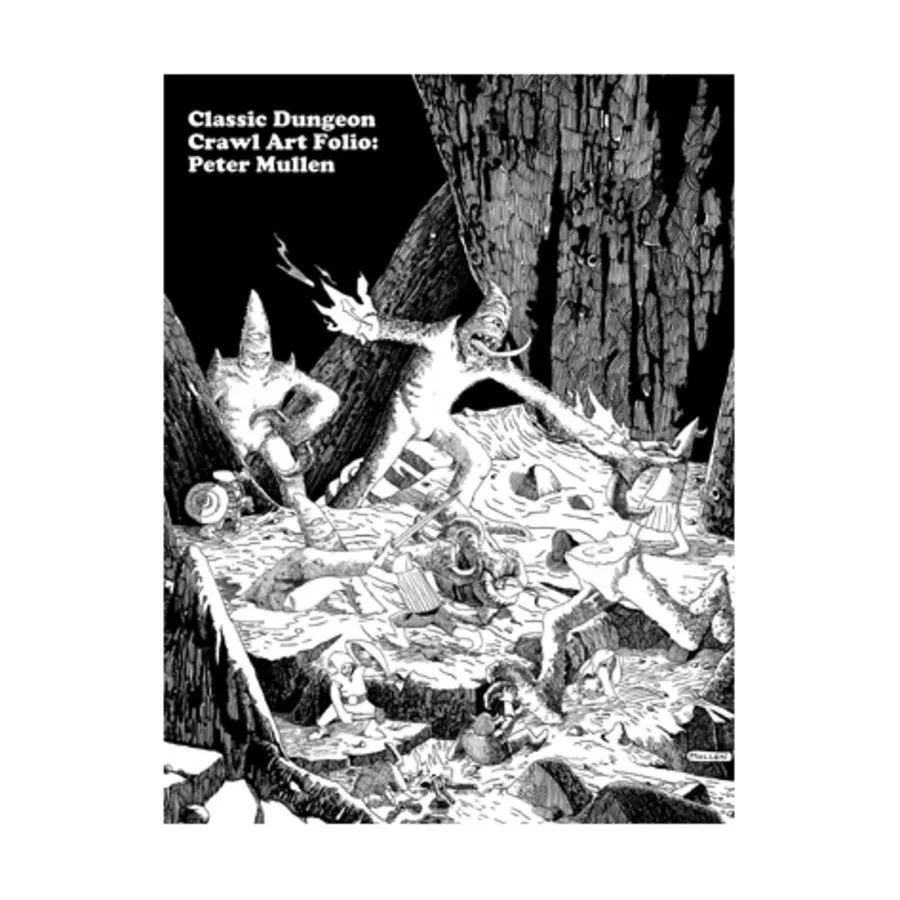 

Classic Dungeon Crawl Art Folio - Peter Mullen (1st Edition), Dungeon Crawl Classics Role Playing Games (Goodman Games), мягкая обложка