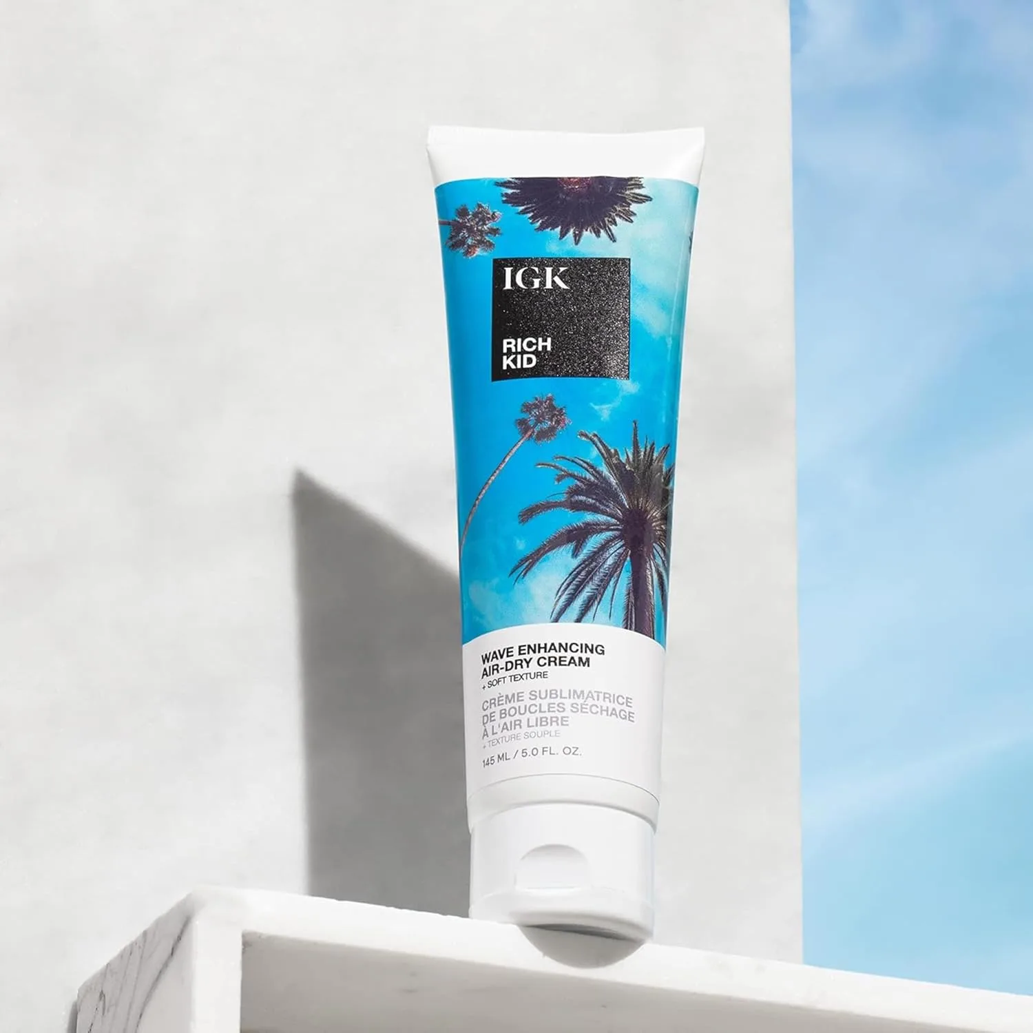 Крем для укладки волос IGK RICH KID Wave Enhancing Air-Dry Cream | Фиксация + Текстура + Блеск | Веганский продукт + Не тестируется на животных | 148 мл (1 шт.) — фото 4
