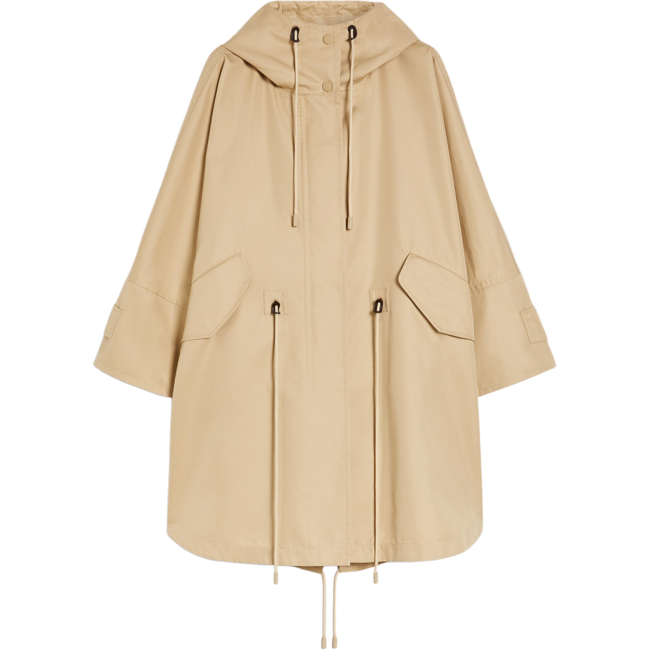 

WEEKEND MaxMara Капюшонное тренчкот, Khaki