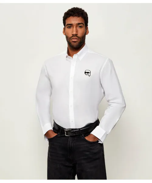 

Рубашка Regular fit Karl Lagerfeld, белый