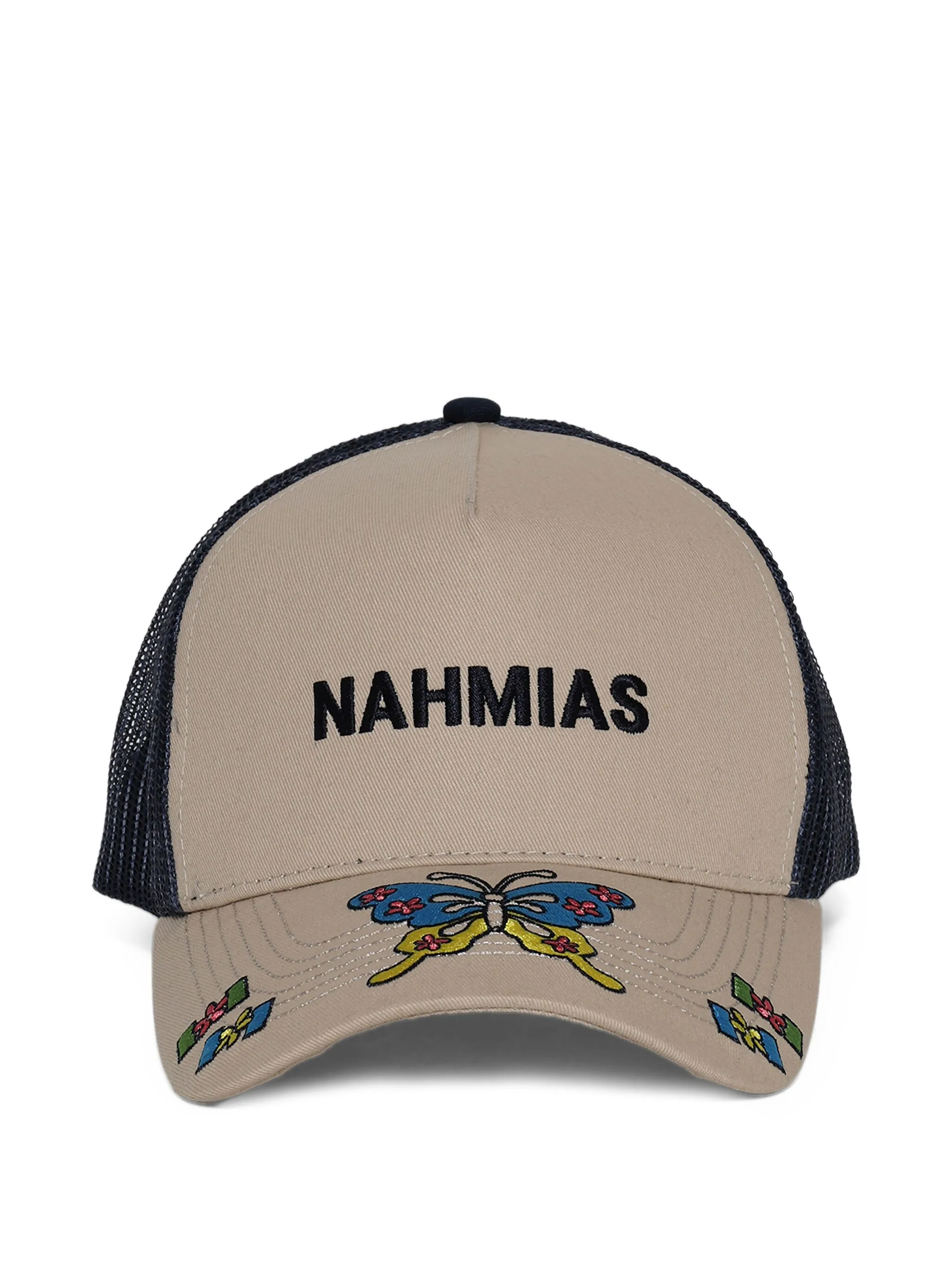 

Кепка с вышивкой Nahmias, бежевый