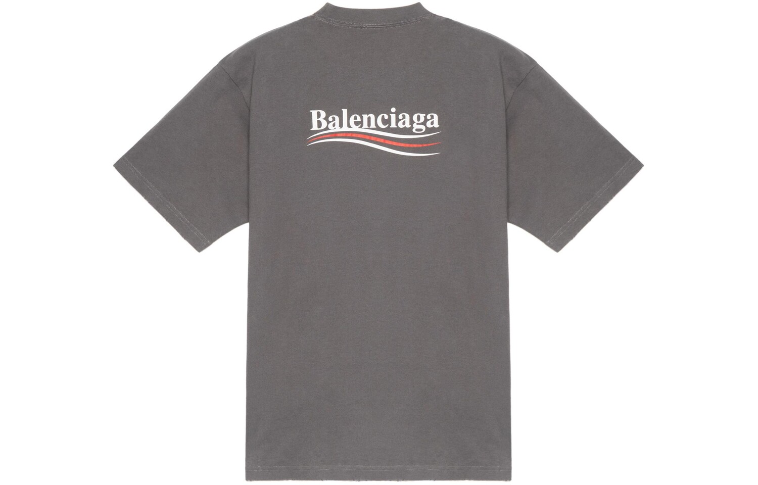 Футболка политической кампании Balenciaga, серый — фото 2