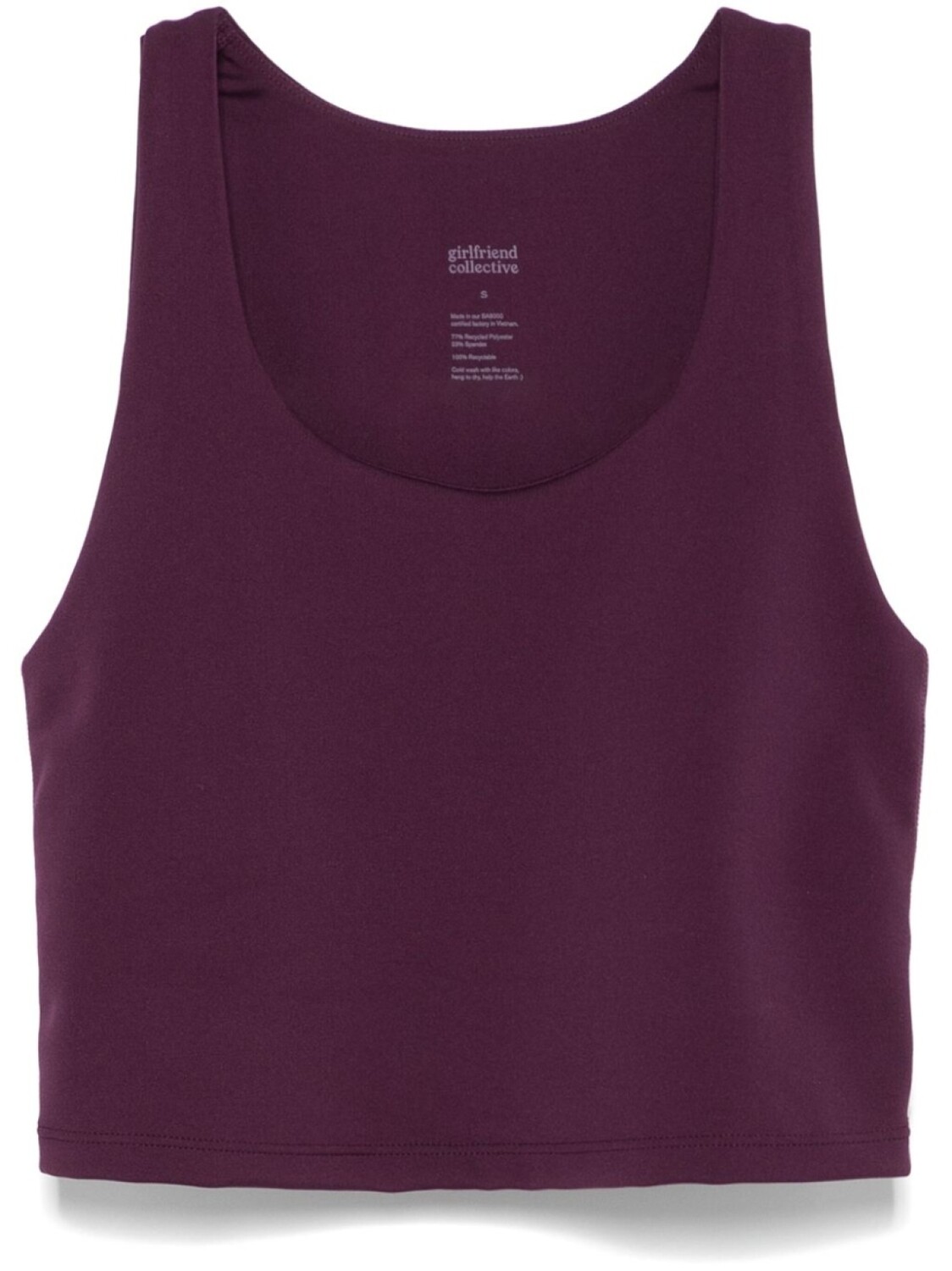 

Girlfriend Collective компрессионный топ Bella, фиолетовый