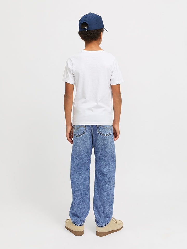 JACK & JONES Junior Джинсы "Крис" - свободного кроя - синего цвета — фото 4