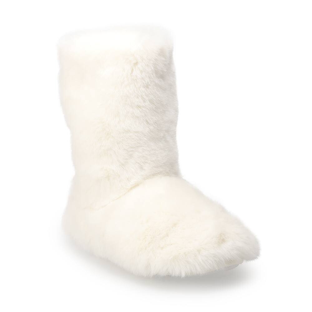 

LC Lauren Conrad Hanni Женские тапочки из искусственного меха, цвет Ivory