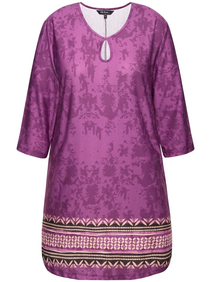 

Футболка Ulla Popken Longshirt, цвет pflaume