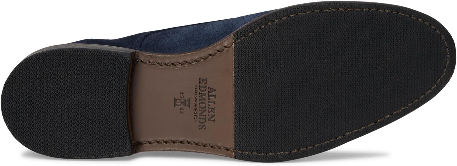 Оксфорды Allen Edmonds Rivington Derby Shoes, цвет Navy Suede — фото 3