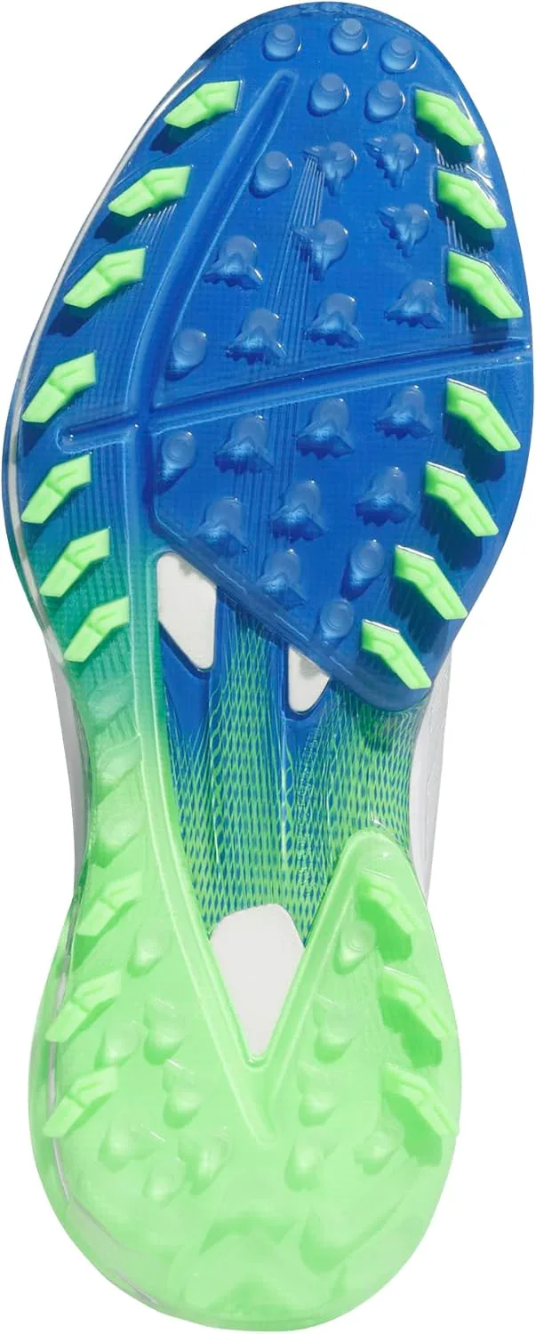 Мужские гольф-кроссовки Adidas Adizero ZG без шипов, белый/металлик — фото 2