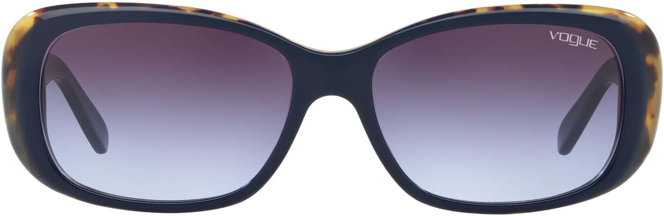 

Солнцезащитные очки Vogue Eyewear для женщин, оправа темно-гаванского цвета, линзы с градиентом Polar Brown, диаметр 55 мм, Top Blue/Tortoise/Violet Gradient Dark Grey