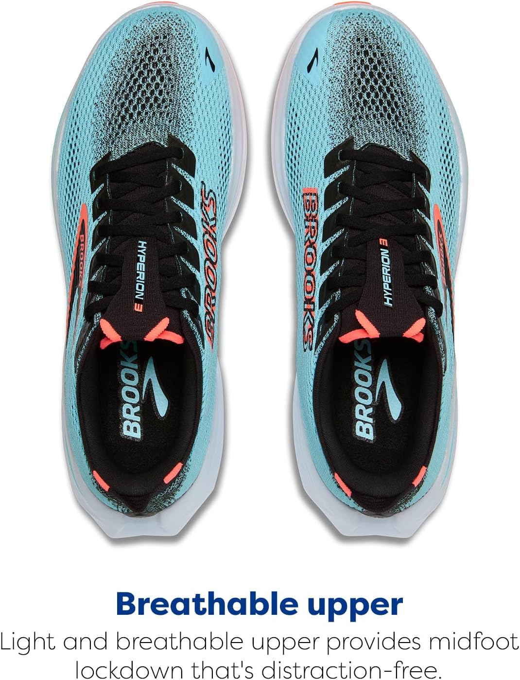 Мужские кроссовки для бега Brooks Hyperion 3 Neutral, черный/розовый — фото 4