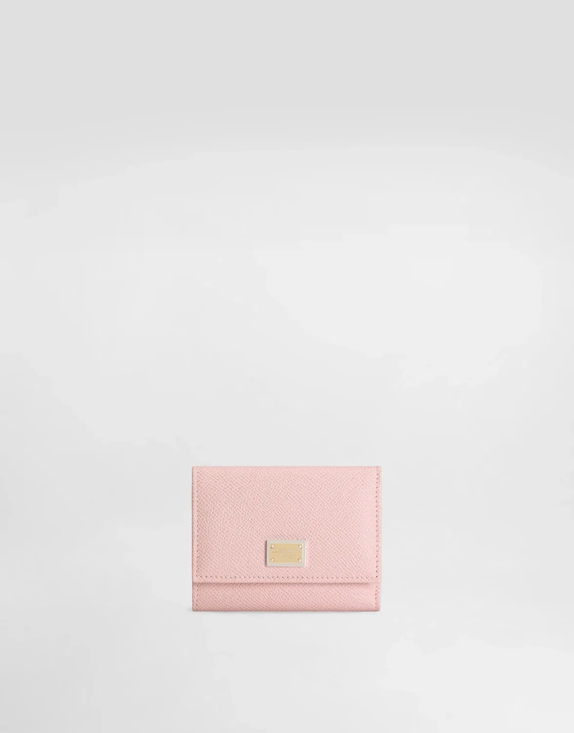 Кошелек из телячьей кожи Dauphine DOLCE & GABBANA, розовый