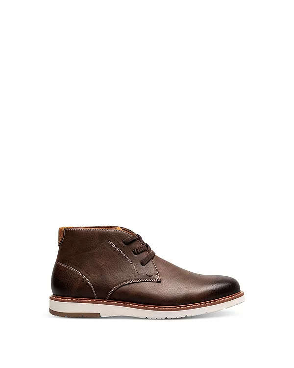 Детские ботинки-чукка с гладким носком, для малышей, детей постарше. Florsheim Kids, коричневый — фото 3