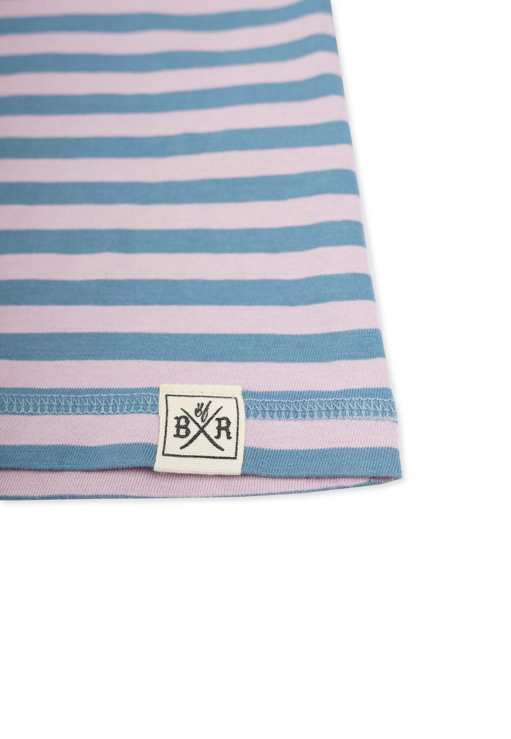 Лонгслив Band of Rascals Striped, цвет aegean blue faded pink — фото 4