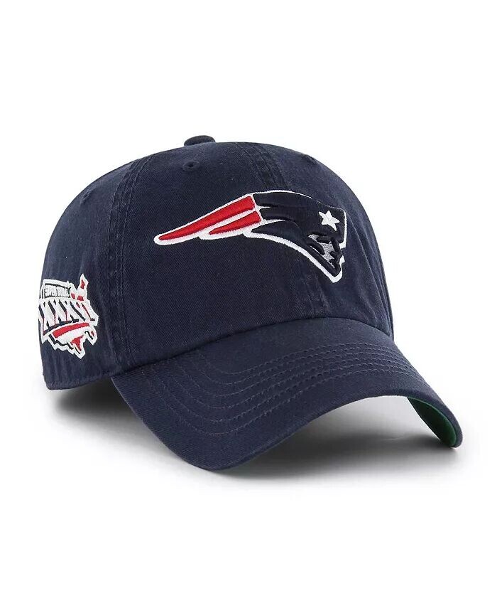 

Мужская темно-синяя приталенная шляпа New England Patriots Sure Shot Franchise '47 Brand, синий