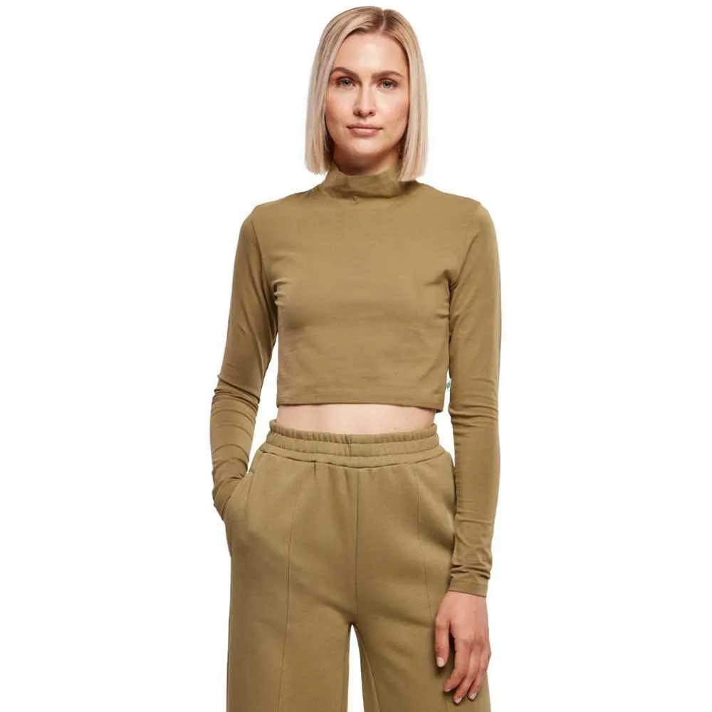 

Футболка Urban Classics Organic Cropped, зеленый