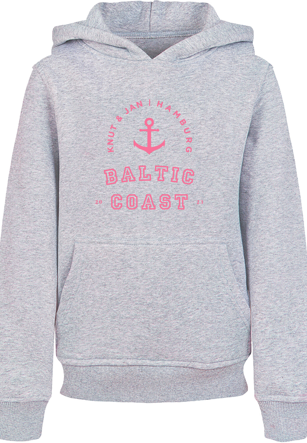 

Пуловер F4NT4STIC Hoodie Baltic Coast Knut & Jan Hamburg, цвет grau meliert