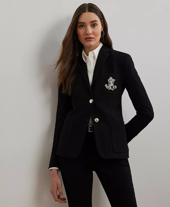 

Жаккардовый пиджак Bullion Lauren Ralph Lauren, черный