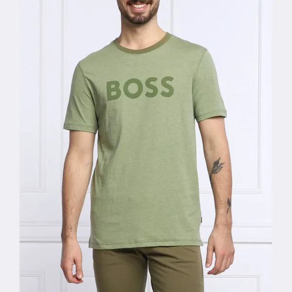 

Футболка Teindi стандартного кроя Boss, зеленый