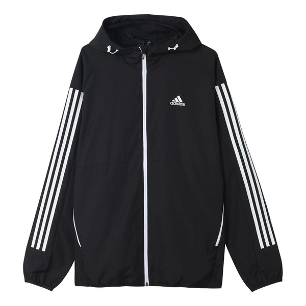 

Куртка adidas Must Haves 3-Stripes Windbreaker - Black, черный