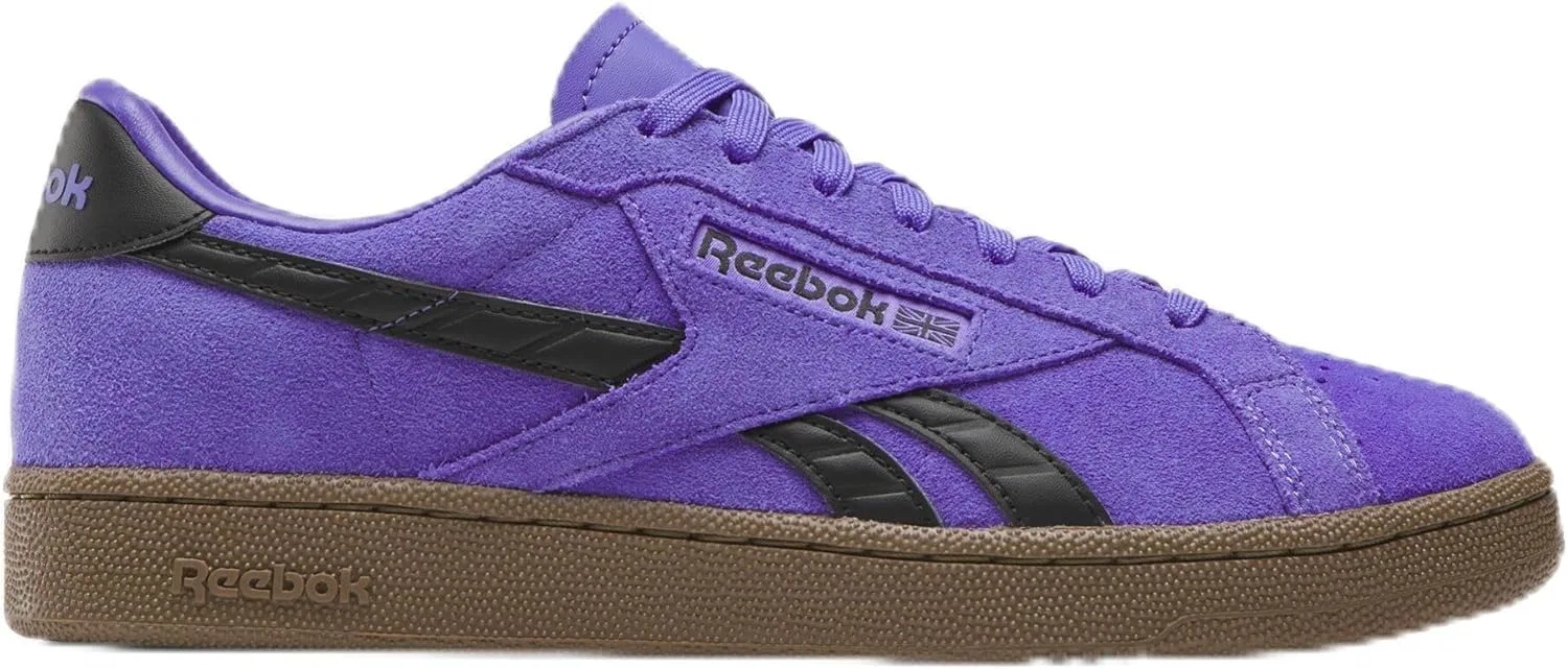 Кроссовки Reebok Unisex Club C Grounds UK, Royalpurple Digitallime Gum