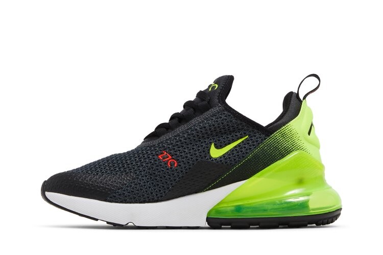 Кроссовки Nike Air Max 270 RF GS 'Volt', черный — фото 3