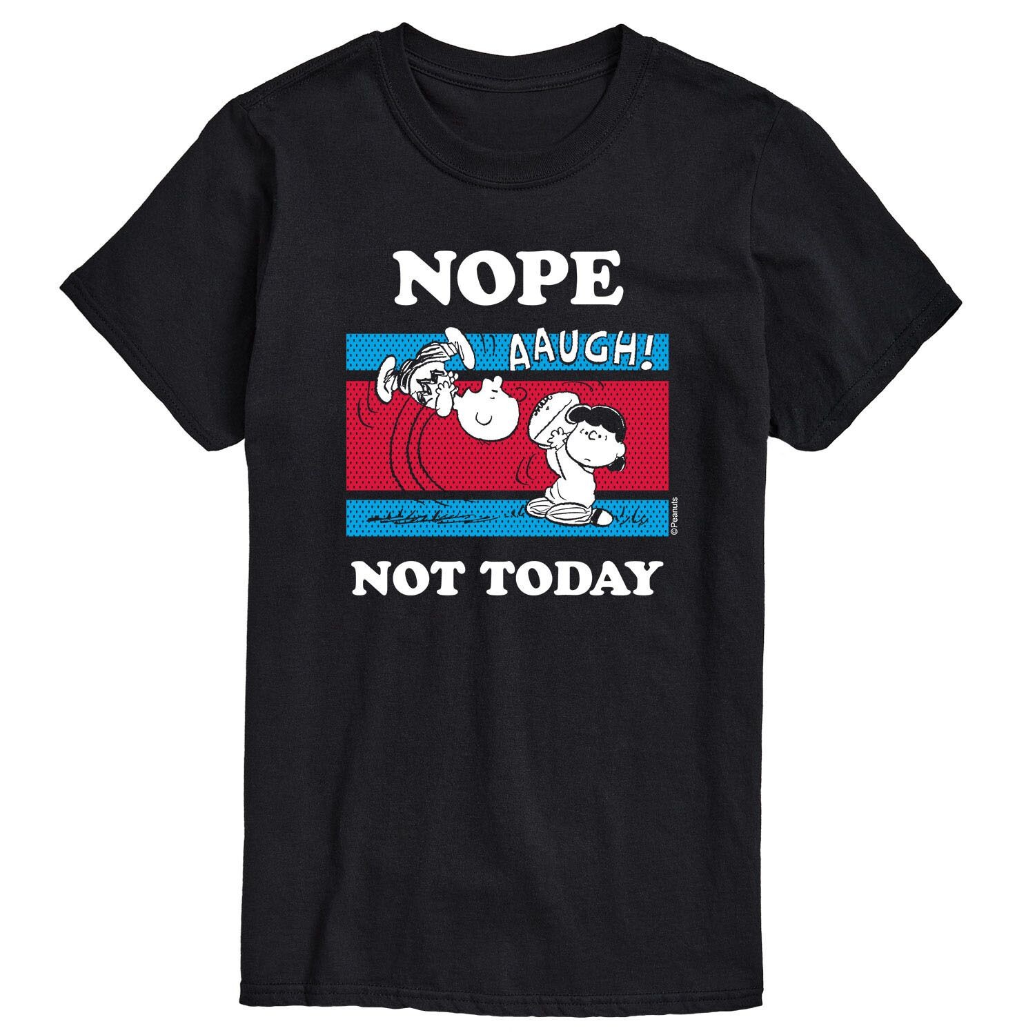 

Мужская футболка Nope Not Today с арахисом Licensed Character