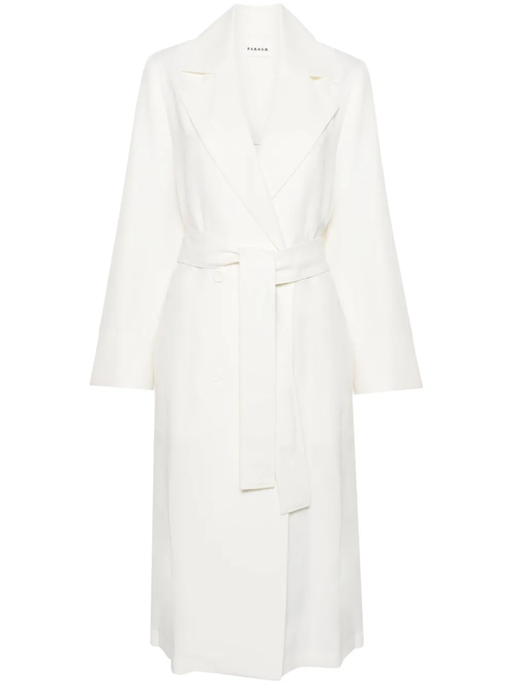 

Двубортный тренч P.A.R.O.S.H., бежевый